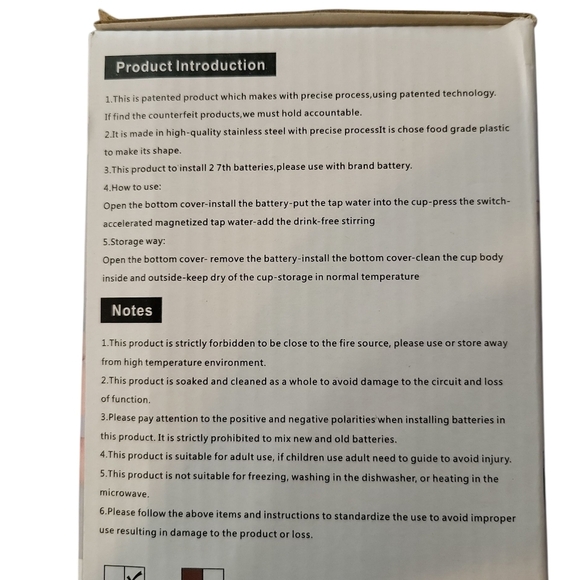 NIB Automatic Stirring Coffee Cup Multi-functional Magnetized White - Picture 5 of 6